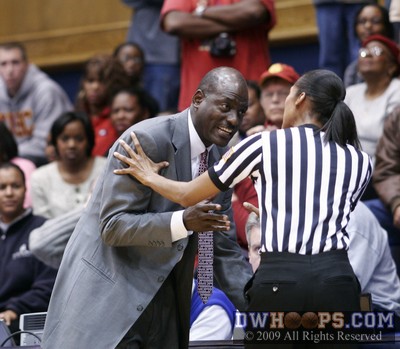Michael Cooper is told that he can't substitute Kari Laplante because no time has run off the clock since she was pulled -  - 