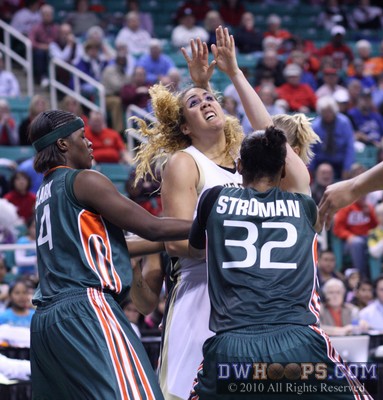 Garcia and Stroman tied up in the paint -  - 