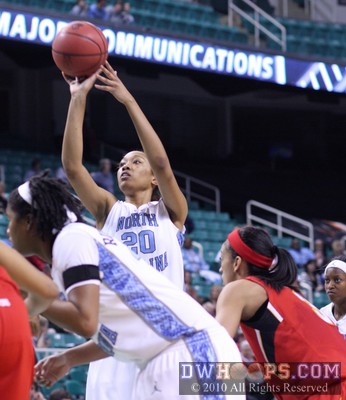 Chay Shegog shoots a free throw for the Tar Heels -  - 