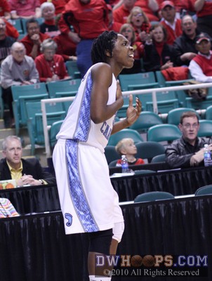 Laura Broomfield has committed her first foul (apparently, ever!) -  - 