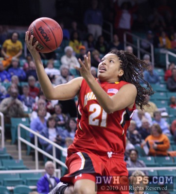Tianna Hawkins with the coup-de-grace -  - 