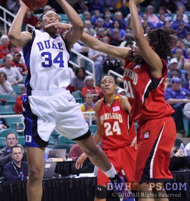 Hawkins swats Krystal Thomas in the mouth -  - 