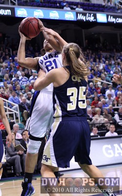 Brigitte Ardossi gets a grip on Joy Cheek, and a foul call to boot -  - 