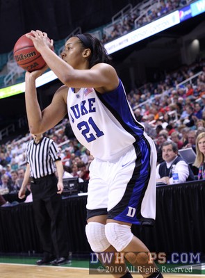 Joy Cheek puts up a three from the corner -  - 