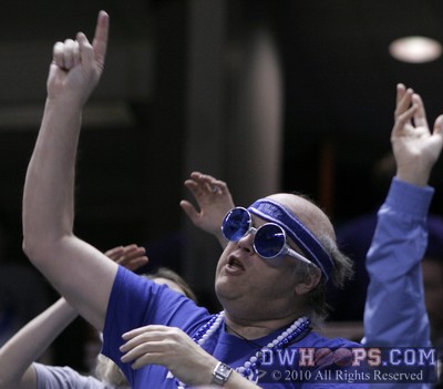 Duke's fans turned out in force in Greensboro, with vocal support throughout -  - 