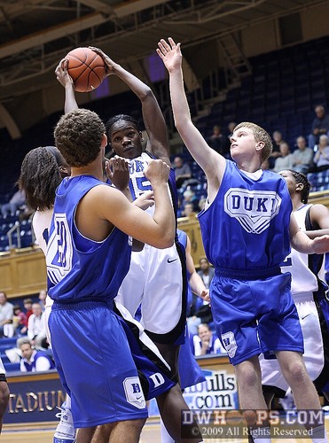 Bridgette Mitchell pulls down her own rebound in a remarkable play -  - 