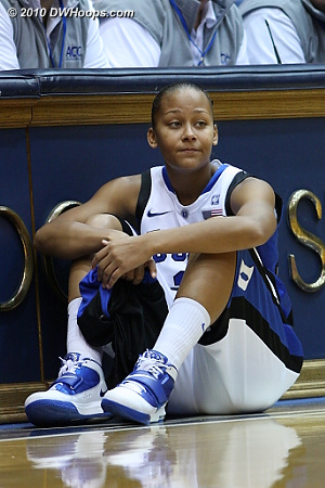 Shay Selby waits to get into the game.