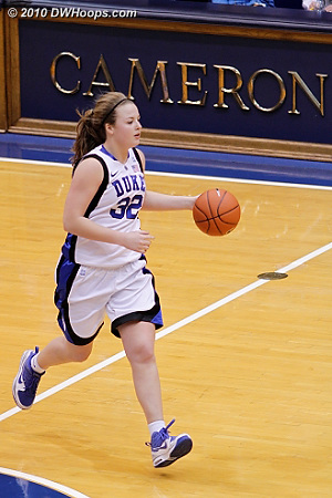 Liston brings the ball upcourt.