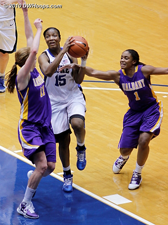 Richa Jackson fouled again going to the hoop.