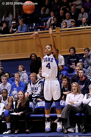 Chloe Wells hits from the corner