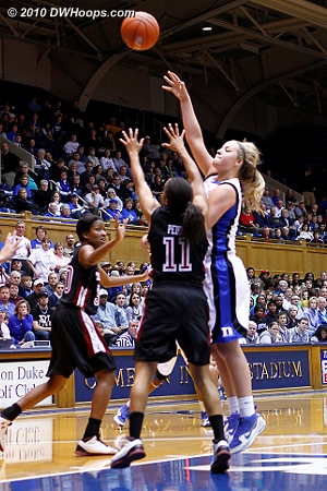 Liston makes a superb pass to Krystal Thomas in the low post.