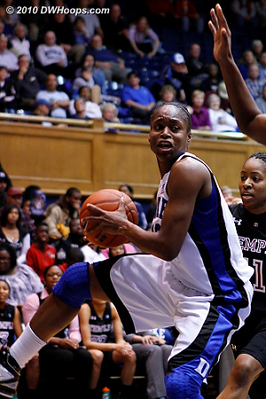 Karima Christmas grabs an offensive board