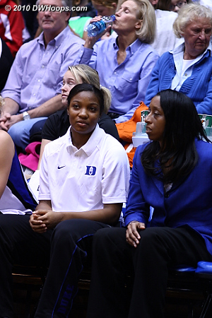 Richa Jackson remained on the bench with a shoulder strain but may return to the lineup next week.