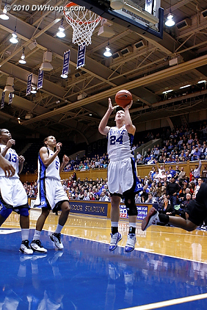 Scheer handled the no-look pass from Selby perfectly for the fast break layup and Duke's biggest lead (65-50).