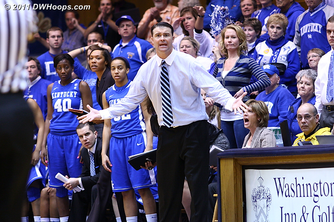After the Jasmine Thomas block the Kentucky bench was assessed a technical foul.  