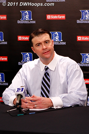 Kentucky Head Coach Matthew Mitchell in the media room.  