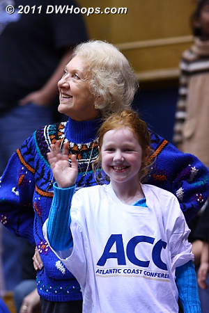 An ACC t-shirt finds a new home with a young Duke fan.  - Duke Tags: Fans 