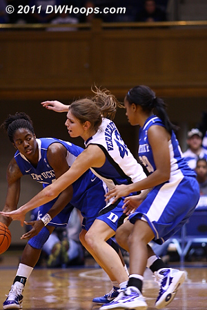 Vernerey active on defense.