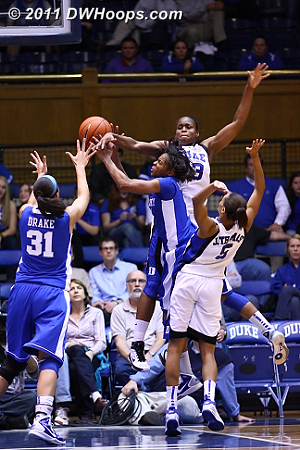 Karima Christmas fouls Mathies, her third.  - Duke Tags: #13 Karima Christmas 