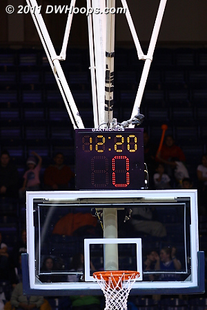 The foul came with no time left on the shot clock.  