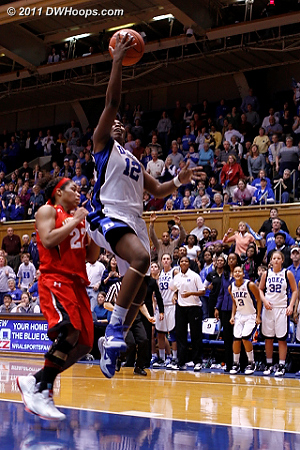 Chelsea Gray goes coast-to-coast and Duke leads 65-60.  - Duke Tags: #12 Chelsea Gray 