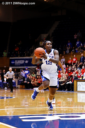 Jas found a wide open Chelsea Gray streaking to the hoop.  - Duke Tags: #12 Chelsea Gray 