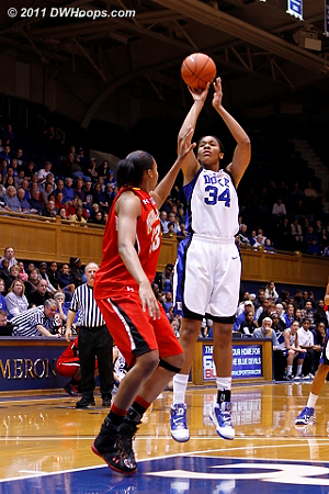 After an 0-4 night vs. Kentucky Krystal was a much more respectable 4-7 from the field.  - Duke Tags: #34 Krystal Thomas 
