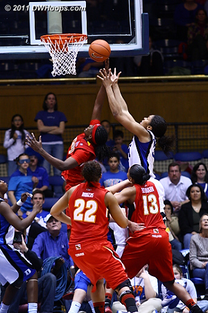 Good D from Duke made the Terps come up empty on a four shot possession.  
