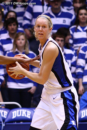 Scheer picks up a steal on the defensive end  - Duke Tags: #24 Kathleen Scheer 