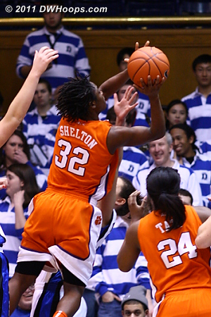 Shelton gets another good look again as Clemson managed 25 second half points.  