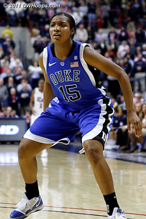 Richa started the second half  - Duke Tags: #15 Richa Jackson 