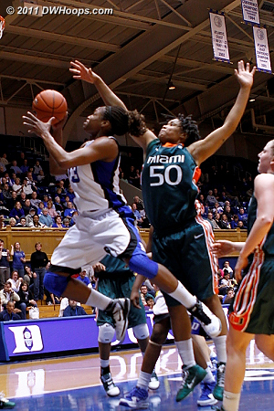 With Stroman back on the bench, Karima soars to the hoop with only token pressure from Maria Brown.  Duke is up by 13 and pulling away.  - Duke Tags: #13 Karima Christmas 