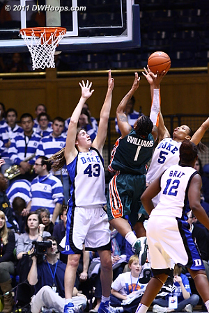 Riquna Williams misses the layup  
