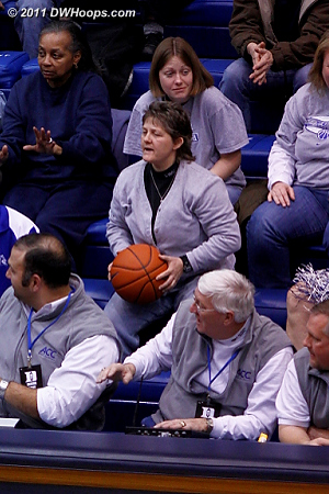 A Scheer pass found the possession arrow then the stands, one of Duke's 11 second half turnovers.  