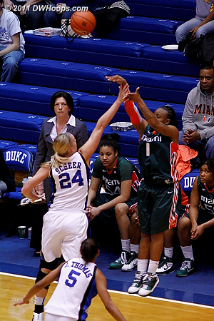 Williams kept firing, scoring a game high 27.  