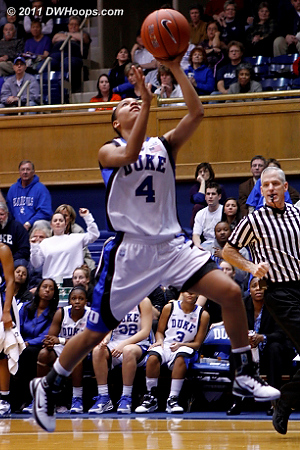 Chloe Wells soars to the goal  - Duke Tags: #4 Chloe Wells 