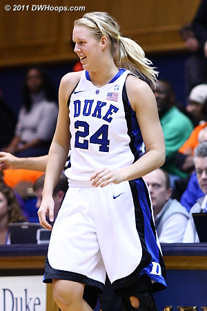 Kathleen Scheer in the final moments  - Duke Tags: #24 Kathleen Scheer 