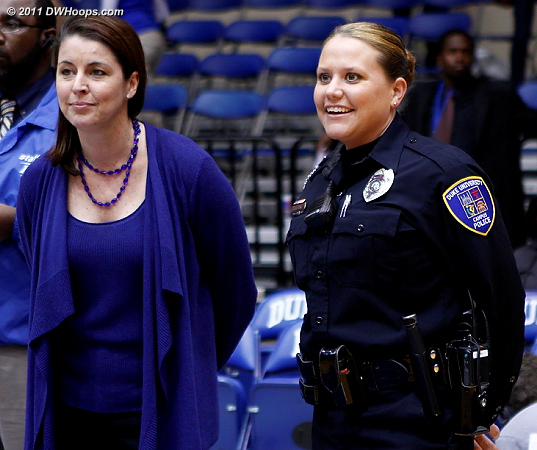 Under the watchful eyes of campus police, Duke had 13 steals  - Duke Tags: Joanne P. McCallie 
