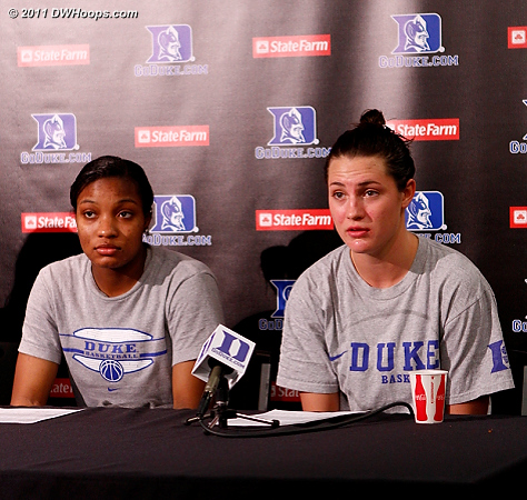 Richa Jackson (left) and Haley Peters, who said, 