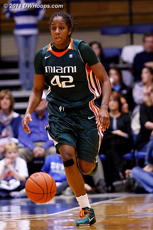 Shenise Johnson was largely shut down in the first half, scoring just six points.  