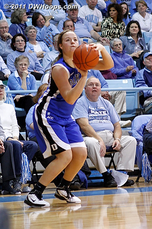 Liston gets a great look at a three but missed - she was 0-5 on the evening
