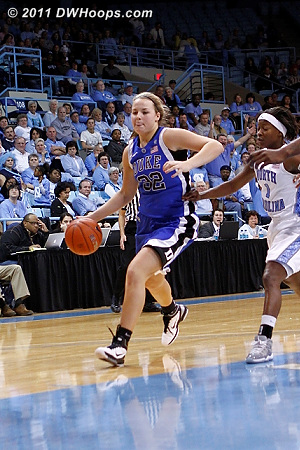 Duke had quite a few passes in this sequence, but by the time Liston got the ball the three second whistle had blown.