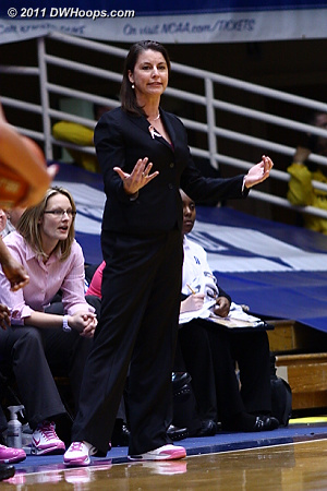 Coach P encourages the defense