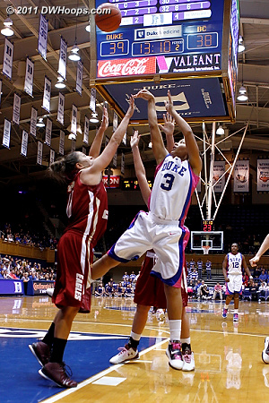 BC took a 37-36 lead but Duke answered with hoops from Vernerey and this tough jumper from Shay Selby  - Duke Tags: #3 Shay Selby 