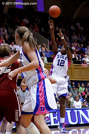Chelsea Gray hit the final Duke basket  - Duke Tags: #12 Chelsea Gray 