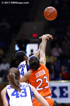 Opening tip was won by Duke  