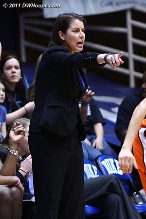 Coach P directs the defense during Duke's 22-0 run