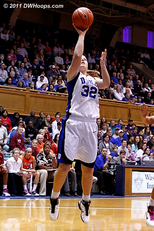 Birthday girl Tricia Liston hit her first hoop and Duke led 15-7.  - Duke Tags: #32 Tricia Liston 