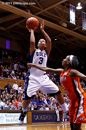 Shay was held scoreless, her best look inside the arc was on this layup.  - Duke Tags: #3 Shay Selby 