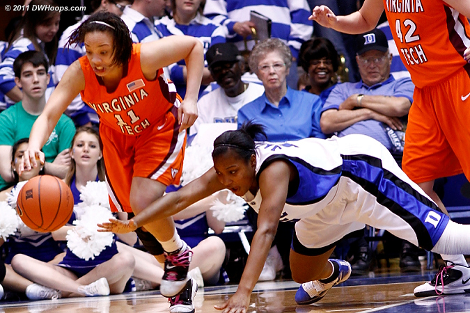 This time Richa lost control and it was a turnover  - Duke Tags: #15 Richa Jackson 